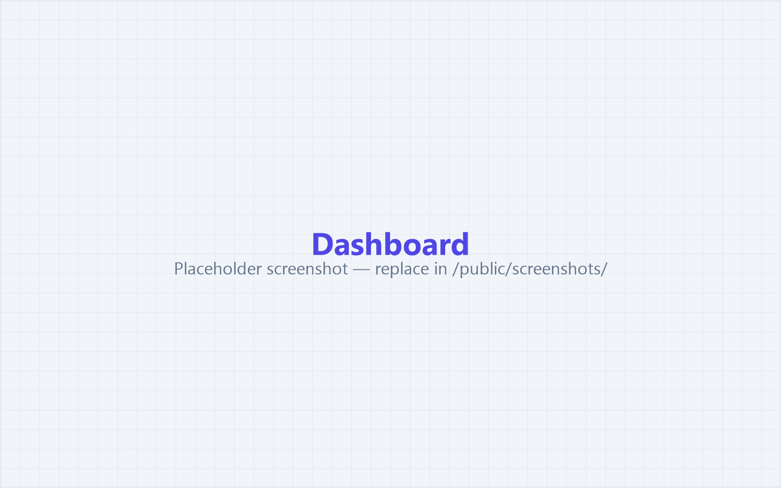 MenhirWMS dashboard preview