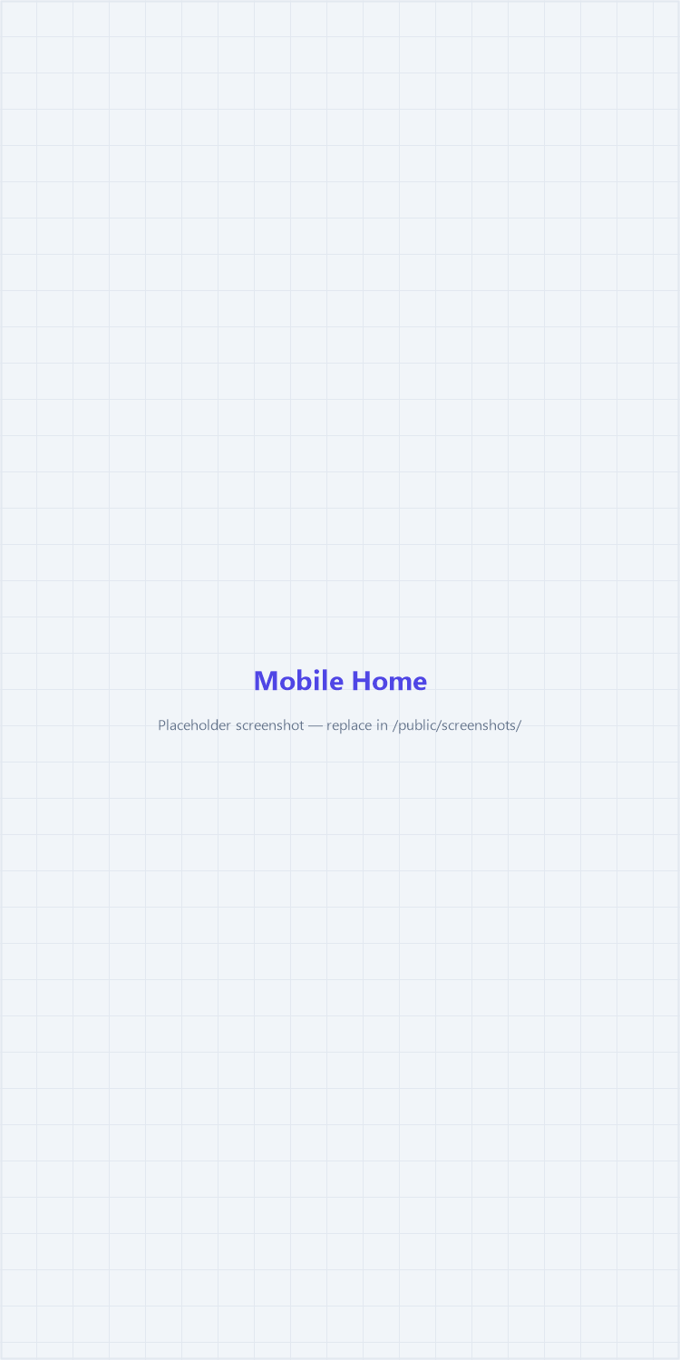 Mobile operator app screenshot